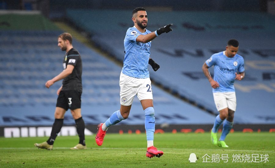  马赫雷斯传射建功，曼城轻取伯恩利提前锁定冠军